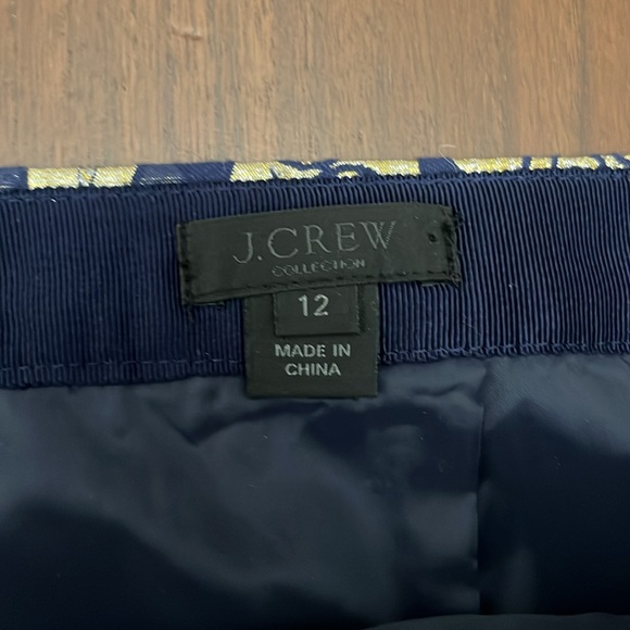 Jcrew lame pencil skirt - Picture 2 of 5